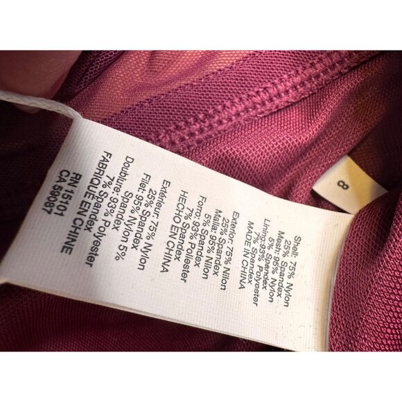 Bleu Rod Beattie Size 8 One Piece Bathing Suit Pomegranate  NWT $125 - Picture 6 of 8